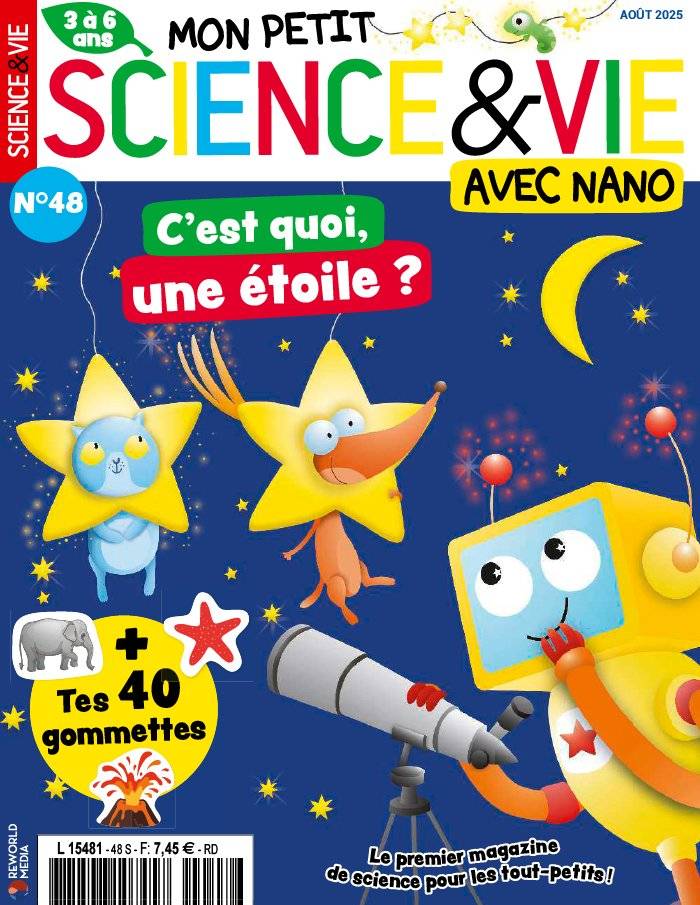 La Une de Mon petit Science & Vie avec Nano n°48 du 02/07/2025