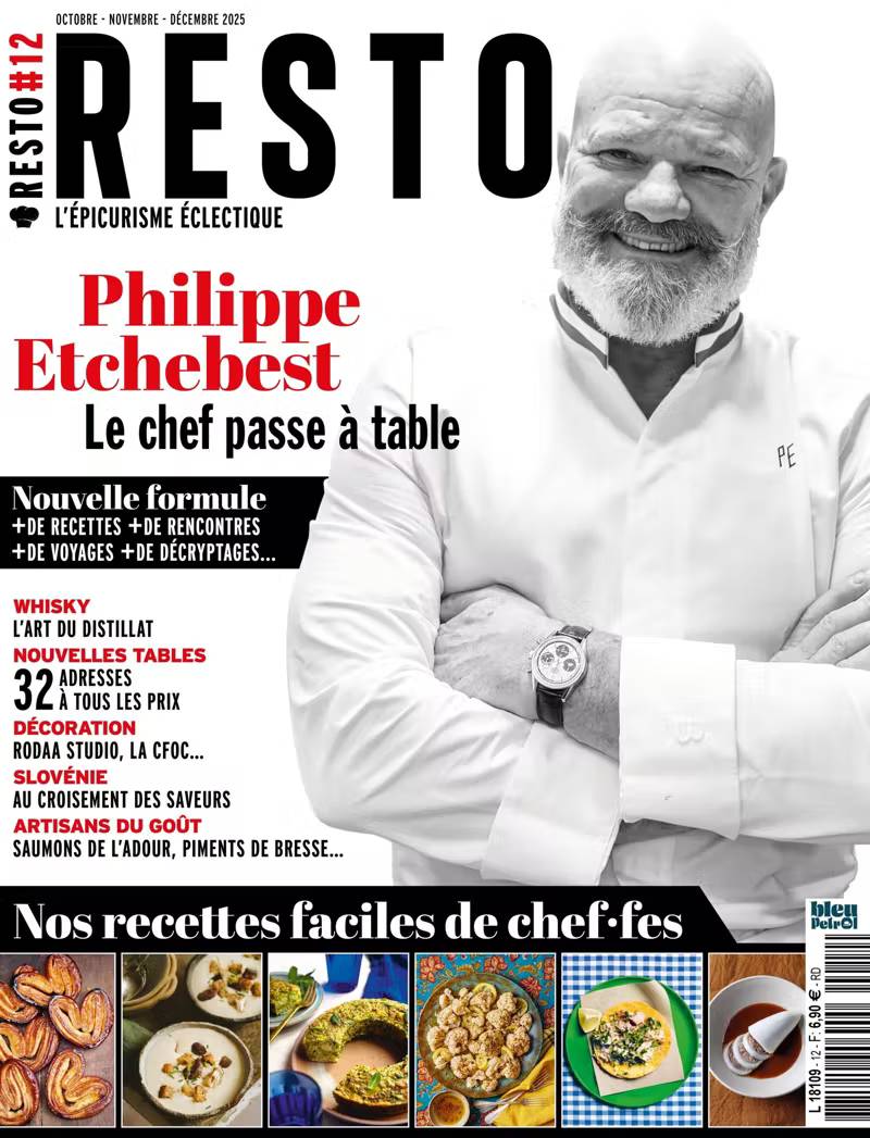 Abonnement magazine Resto  - 1 an - 4 n°,  papier + version numérique