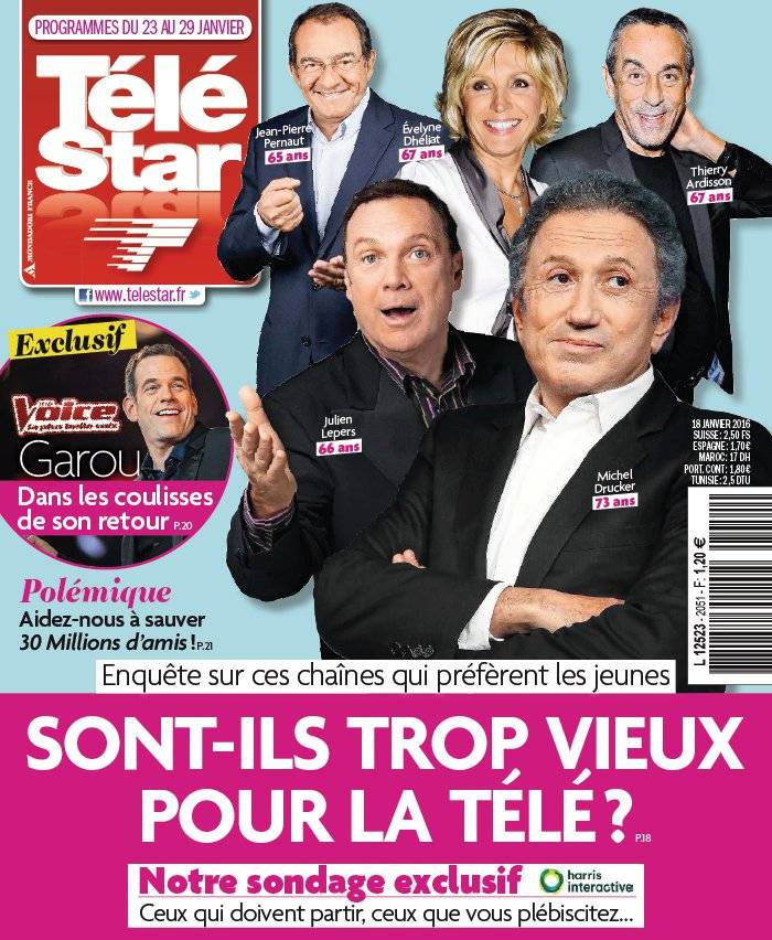 La Une de Télé Star n°2051 du 18/01/2016
