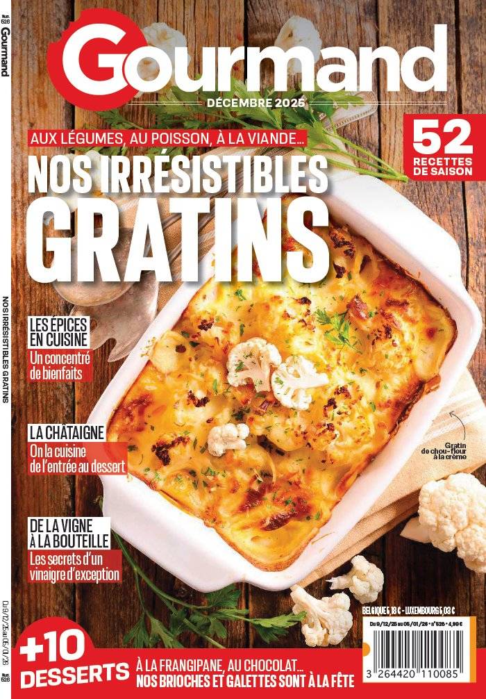 Gourmand - Abonnement 100% numérique - 1 an - 13 n°