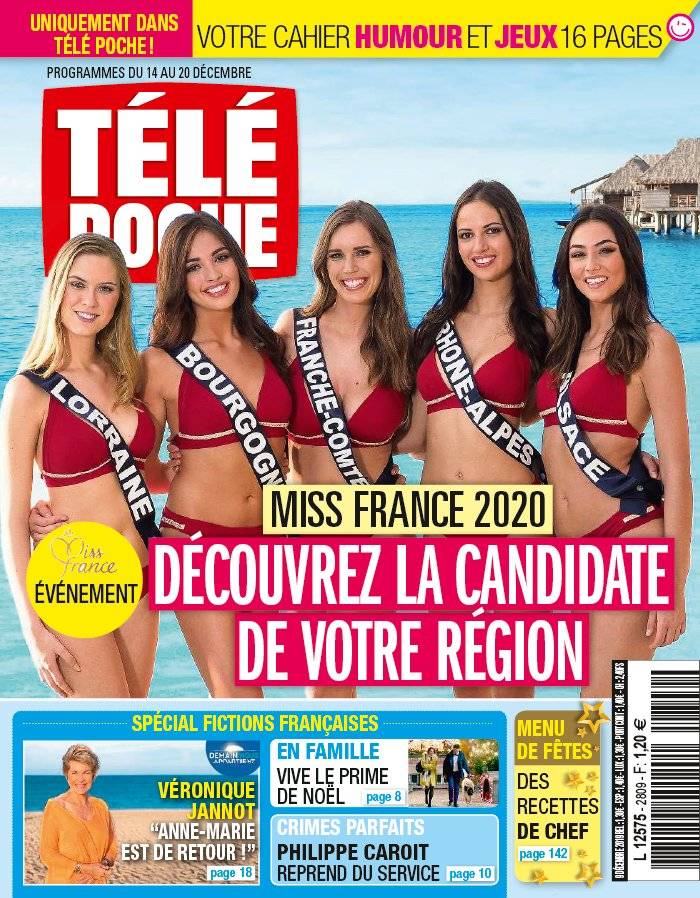 La Une de Télé Poche n°2809 du 09/12/2019