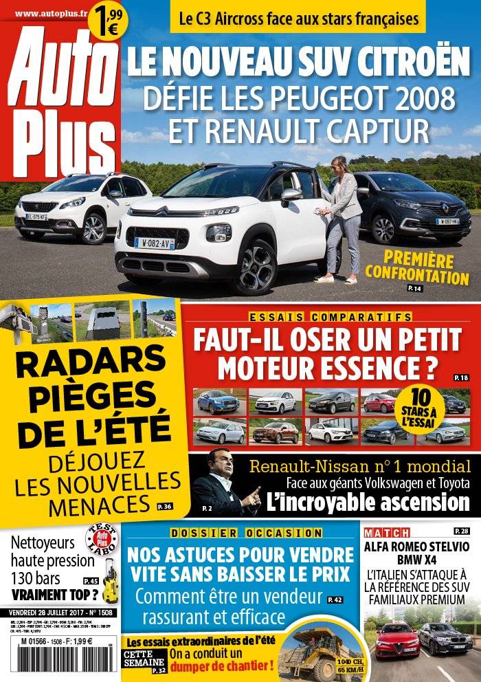La Une de Auto Plus n°1508 du 28/07/2017