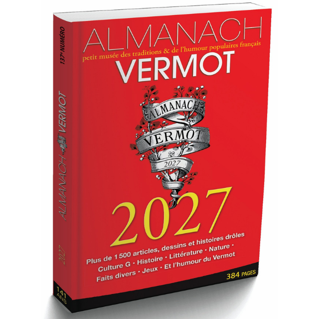 Almanach Vermot 2027 : humour, jeux et anecdotes