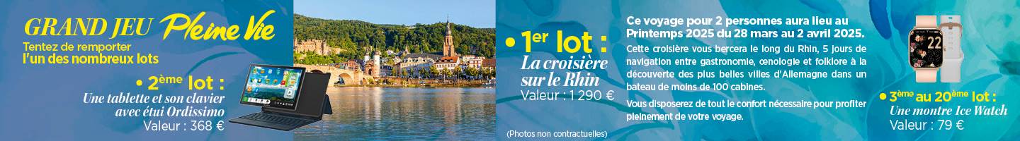 Participez au jeu concours - Découvrez nos offres d’abonnement Pleine Vie