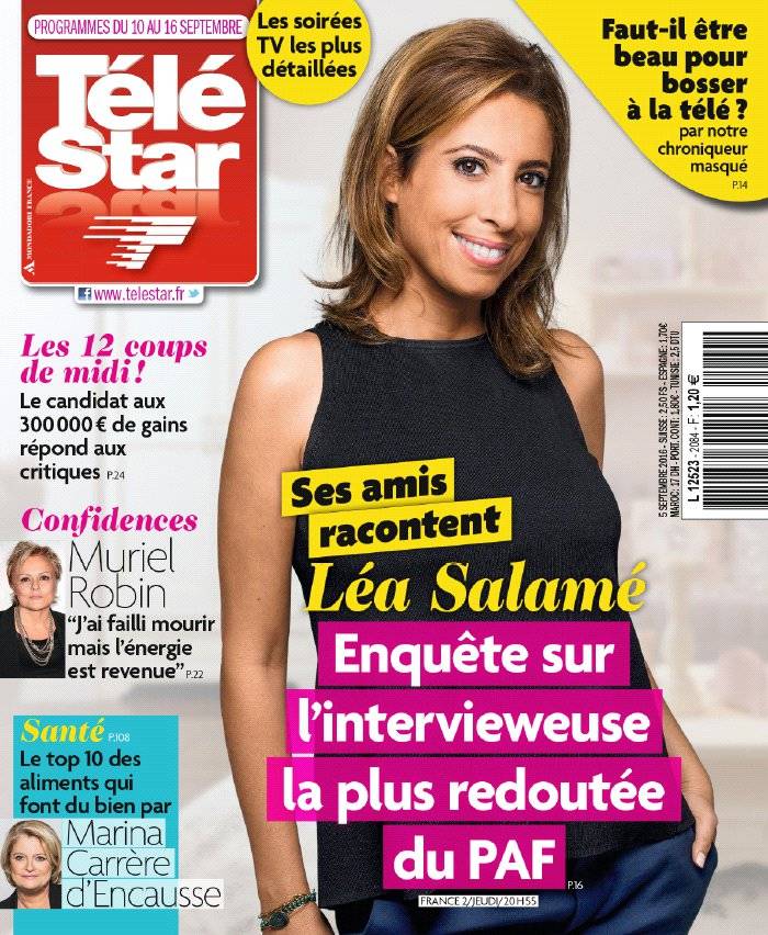 La Une de Télé Star n°2084 du 05/09/2016
