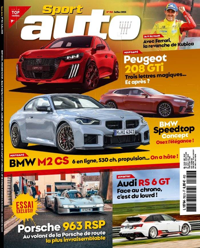 La Une de Sport Auto n°762 du 27/06/2025