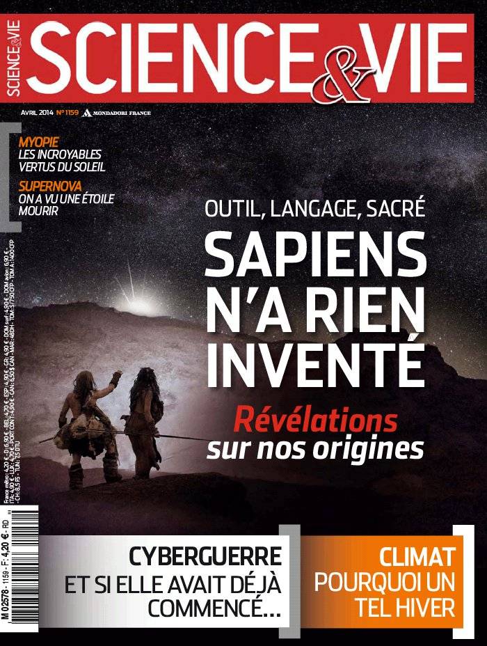 La Une de Science & Vie n°1159 du 26/03/2014