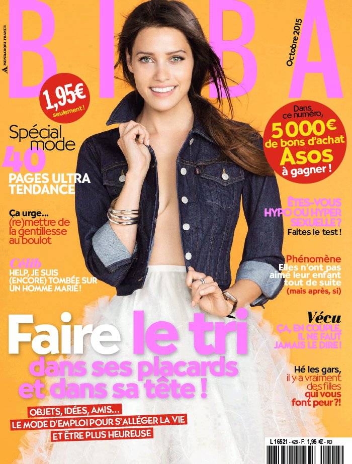 La Une de Biba n°428 du 01/09/2015