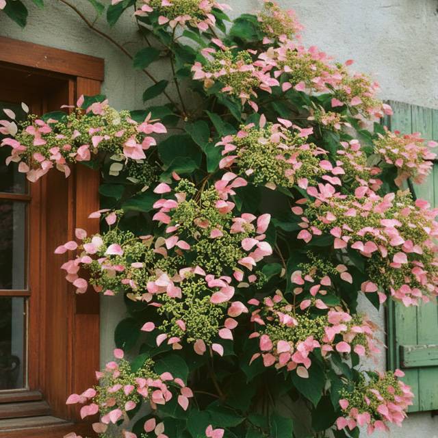 Hortensia grimpant  Rose sensation®