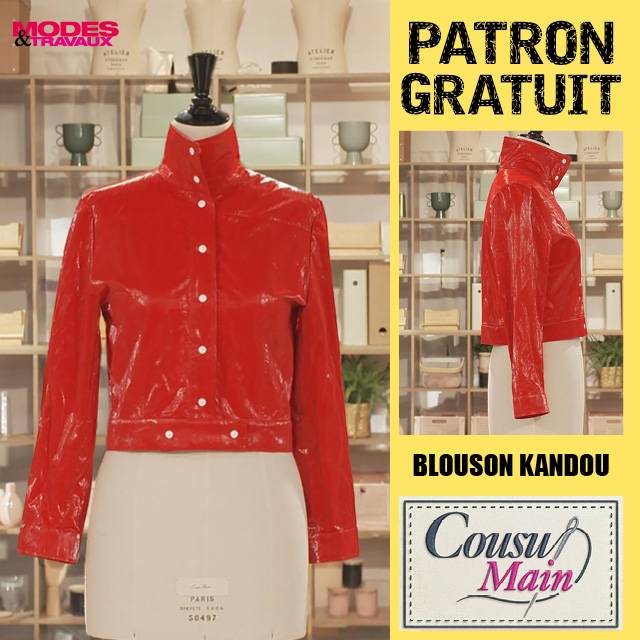 Patron Offert - Blouson KANDOU (en partenariat avec COUSU MAIN)