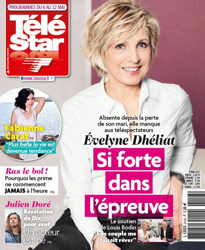 La Une de Télé Star n°2118 du 01/05/2017