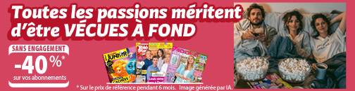 Vos abonnements sans engagement  à petits prix !