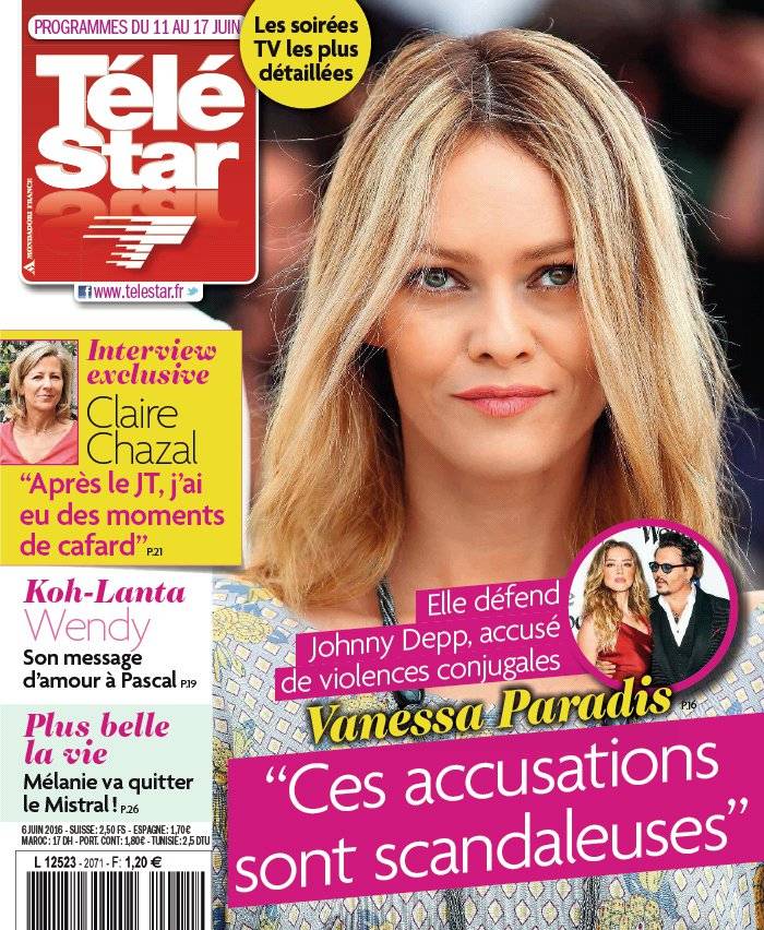 La Une de Télé Star n°2071 du 06/06/2016