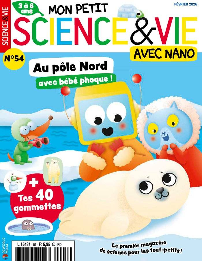 abonnement magazine Mon petit Science & Vie avec Nano