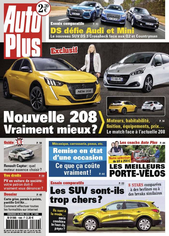 La Une de Auto Plus n°1599 du 26/04/2019