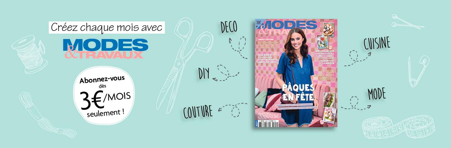 Modes et travaux - offres spéciales