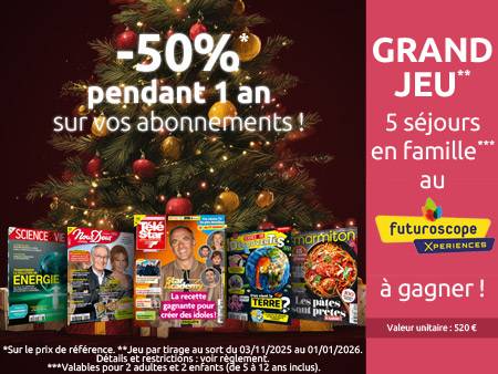 Offre magazine abonnement Noël