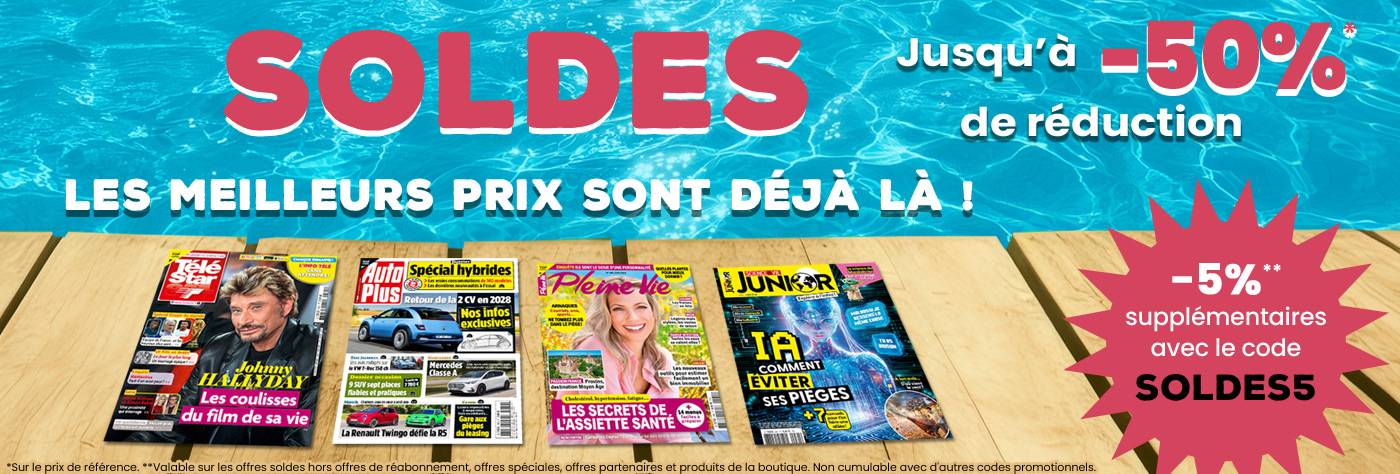 Offre spéciale  sur Kiosquemag